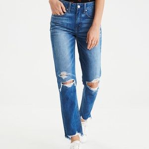 AE High rise girlfriend jeans
